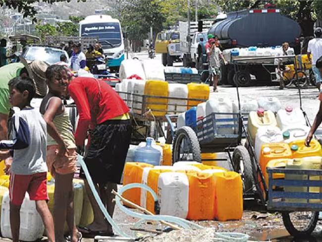 escases de agua en Santa Marta