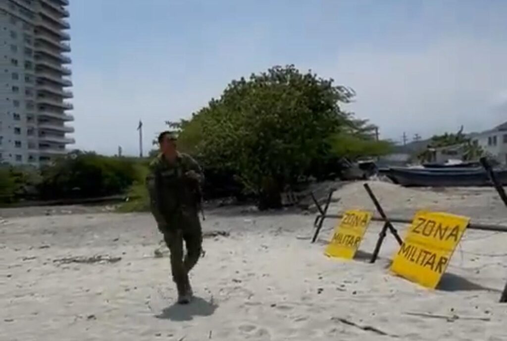 Denuncia por la playa cerrada del batallón