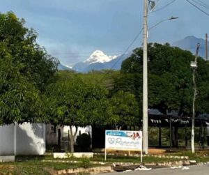 Cayó fuerte nevada en la Sierra Nevada: desde Santa Marta se notó